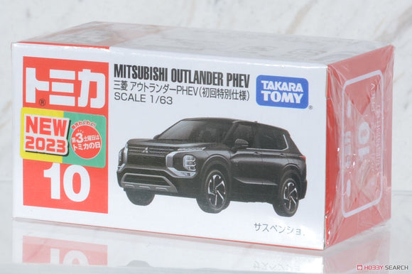 Tomica Die-cast Car #10 – Mitsubishi Outlander Phev (First Special Specification)