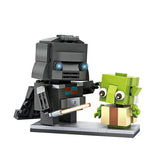 LOZ Mini Brick Headz Series - Darth Vader and Yoda