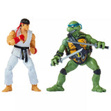 Teenage Mutant Ninja Turtles TMNT vs Street Fighter - Leonardo vs Ryu Action Pack