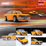 INNO64 - Nissan Skyline 2000 GT-R (KPGC10) Malaysia Diecast Expo 2023 Event Edition Orange