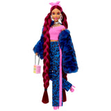 Barbie Extra Doll With Burgundy Braids and Accessories