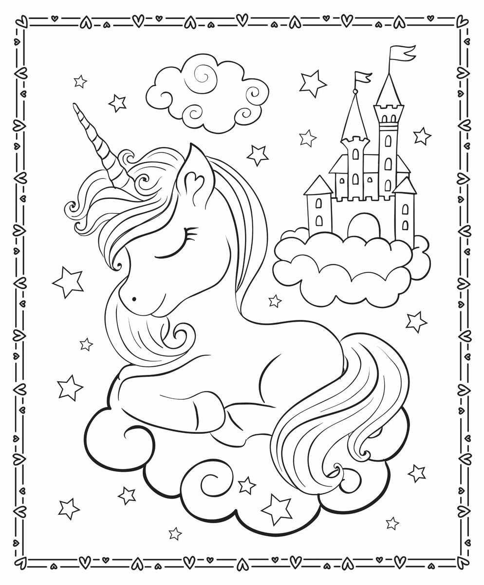 Markerific - Activity Folder - Unicorn Wishes – Toyz Anime