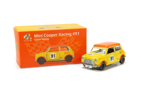 Tiny City Die-cast Model Car – Mini Cooper Racing #91