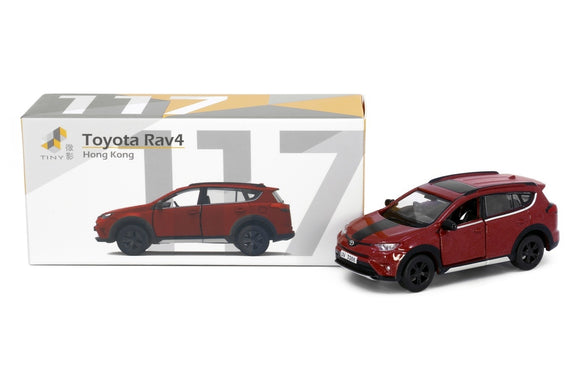 Tiny City Die-cast Model Car – Toyota Rav4 Red #117