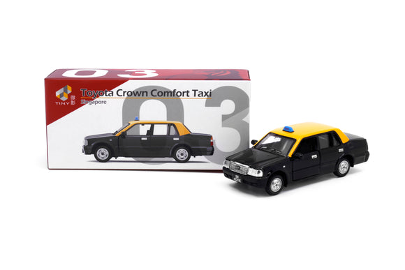 Tiny City Die-cast – Toyota Crown Comfort Taxi SG03 Singapore Edition