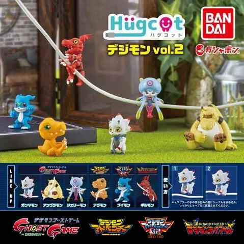 Digimon Hugcot Series 2 Gashapon Capsule (Set of 6)