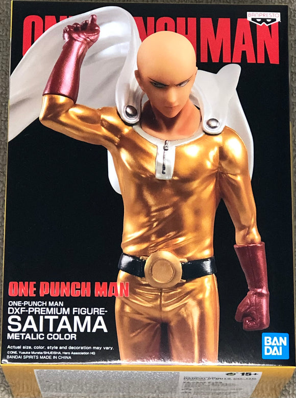 One Punch Man DXF Premium Figure Saitama (Metallic Ver.)