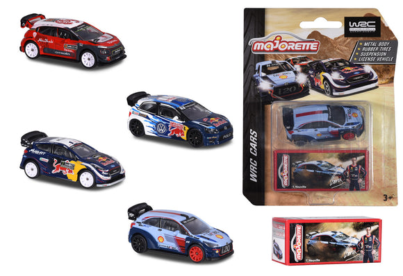 Majorette - WRC Cars Series with Collector Box Assorted