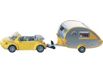 Siku - Car with trailer Caravan