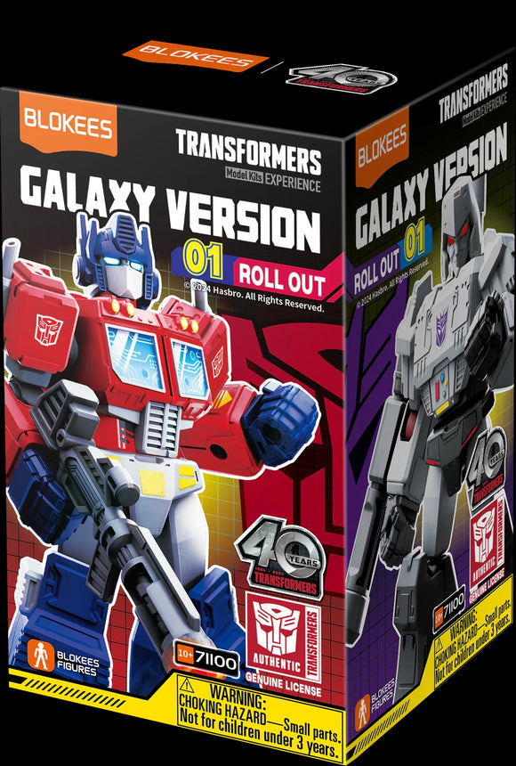 Blokees Transformers Galaxy Version 1 Roll Out Figures Blind Box Assorted