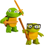Teenage Mutant Ninja Turtles TMNT Movie Basic Figure - Turtle Tots Leo & Donnie