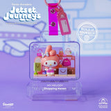 Sanrio Jetset Journeys Building Blocks Keyring PDQ ( A set of 9 Blind Box)