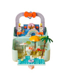 Play Nation Sanrio Pikku! Hello Kitty Beach Club Building Bricks Playset