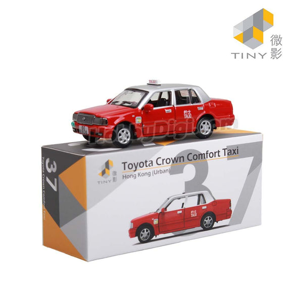 Tiny City Die-cast Model Car - Toyota Crown Comfort Taxi Hong Kong (Urban) #37