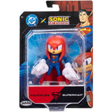 DC X Sonic The Hedgehog - 2.5 inch Knuckles as Superman Action Figure