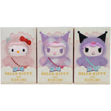 UwU Hello Kitty and Kuromi Sweet Series - Hello Kitty Gingham 16cm Plush Bag Tag