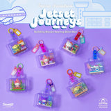 Sanrio Jetset Journeys Building Blocks Keyring PDQ ( A set of 9 Blind Box)
