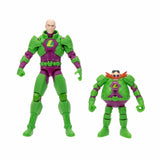 DC X Sonic The Hedgehog - 2.5 inch Dr. Eggman as Lex Luthor & 5 inch Lex Luthor Action Figure