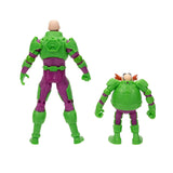 DC X Sonic The Hedgehog - 2.5 inch Dr. Eggman as Lex Luthor & 5 inch Lex Luthor Action Figure