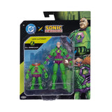 DC X Sonic The Hedgehog - 2.5 inch Dr. Eggman as Lex Luthor & 5 inch Lex Luthor Action Figure