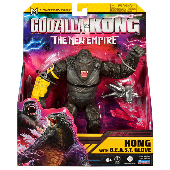 Godzilla x Kong The New Empire Basic Figure - Kong with B.E.A.S.T Glove