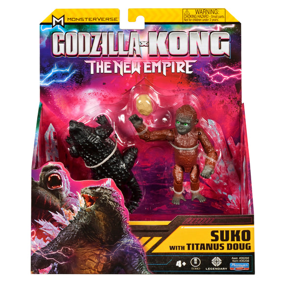 Godzilla x Kong The New Empire Basic Figure - Suko with Titanus Doug