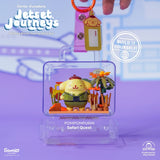 Sanrio Jetset Journeys Building Blocks Keyring PDQ ( A set of 9 Blind Box)