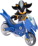 DC X Sonic The Hedgehog - Batcycle & 5 inch Shadow as Batman Playset