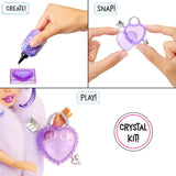 Rainbow High Creative Crystals Series Fashion Doll - Violet with Crystal Accessory Make It Kit