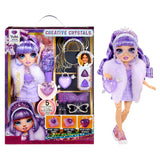 Rainbow High Creative Crystals Series Fashion Doll - Violet with Crystal Accessory Make It Kit