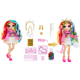 Rainbow High Creative Crystals Series Fashion Doll - Amaya with Crystal Accessory Make It Kit