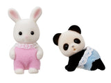 Sylvanian Families - Baby's Toy Box - Snow Rabbit & Panda Babies