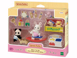 Sylvanian Families - Baby's Toy Box - Snow Rabbit & Panda Babies