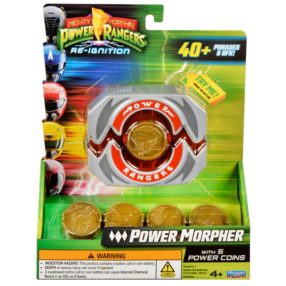 Mighty Morphin Power Rangers Re-Ignition - Power Morpher Deluxe Buckle with Power Coins