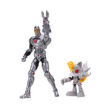DC X Sonic The Hedgehog - 2.5 inch Tails as Cyborg & 5 inch Cyborg Action Figure