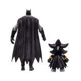 DC X Sonic The Hedgehog - 2.5 inch Shadow as Batman & 5 inch Batman Action Figure