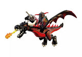 Playmobil 72114 Knights Series - Black Fire Dragon with Dragon Knight