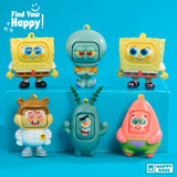 HAPPY HAUL SpongeBob SquarePants Many Moods Shifts Clip-On Fidget Figurine Blind Box Assorted