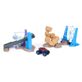 Monster Jam 1:64  Marvel Spiderman - Sandman City Battle Playset