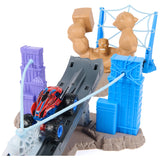 Monster Jam 1:64  Marvel Spiderman - Sandman City Battle Playset