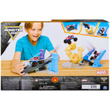 Monster Jam 1:64  Marvel Spiderman - Sandman City Battle Playset
