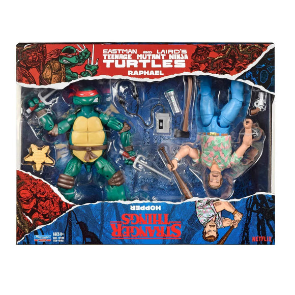 Teenage Mutant Ninja Turtles TMNT & Stranger Things Upside Down Remix - Raphael & Hopper