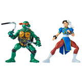 Teenage Mutant Ninja Turtles TMNT vs Street Fighter - Michelangelo vs Chun-Li Action Pack
