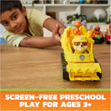 Paw Patrol: The Dino Movie Theme Vehicle - Rubble Dino Rescue Bulldozer