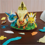 4D Build Pokémon Vaporeon, Jolteon & Flareon 3D Puzzle Model Kit 612 Pieces