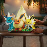 4D Build Pokémon Vaporeon, Jolteon & Flareon 3D Puzzle Model Kit 612 Pieces