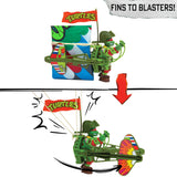 World of TMNT Sewer Heroes w/ Turtle Trooper Parachute 4-Pack Action Figures