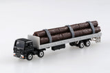 Tomica Long Type Die-cast Car #125 - Isuzu Giga Timber Transport Truck