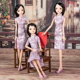 Kurhn Cheongsam Series - Cheongsam Exclusive with Grey Cape