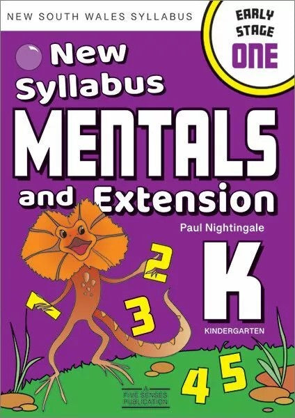 New Syllabus Mentals and Extension Kindergarten